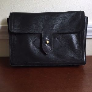 Madewell Sketchbook Leather Envelope Clutch